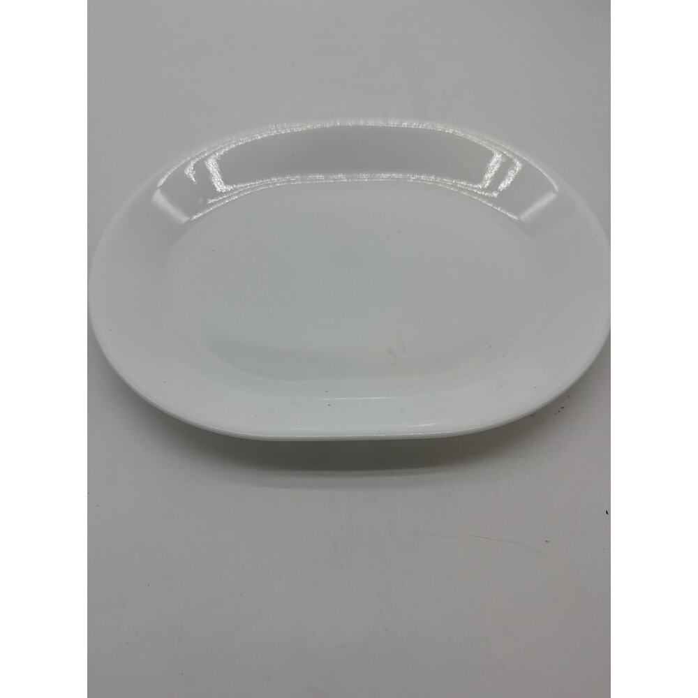Corelle 12.25" Serving Platter | Classic Winter Frost White | Triple-Layer Glass